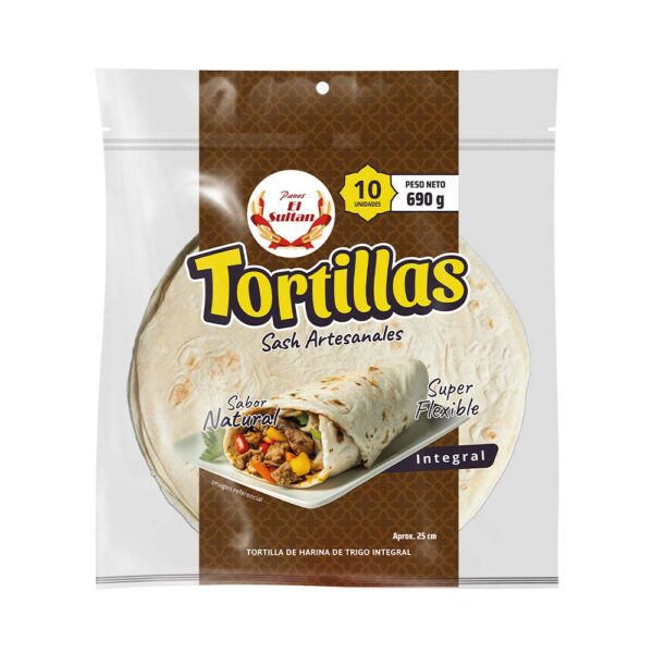 Tortilla Integral - 10 Unidades